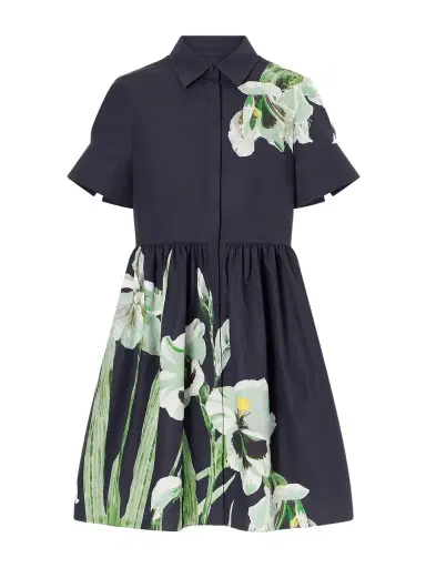 Erdem Floral-print Cotton-blend Poplin Mini Dress | Thumbnail 1 Erdem Floral-print Cotton-blend Poplin Mini Dress | Thumbnail 1