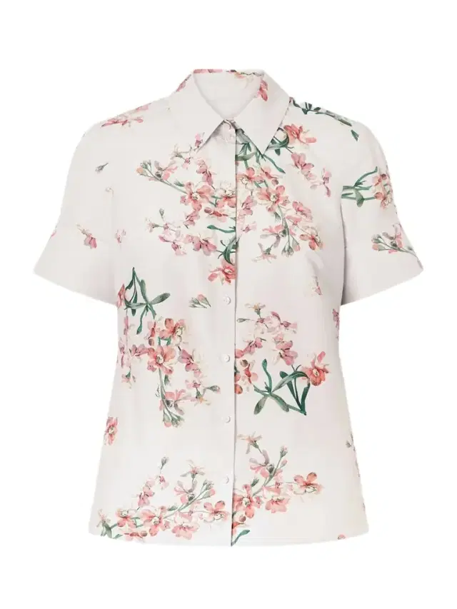 Floral-print Cotton-poplin Shirt