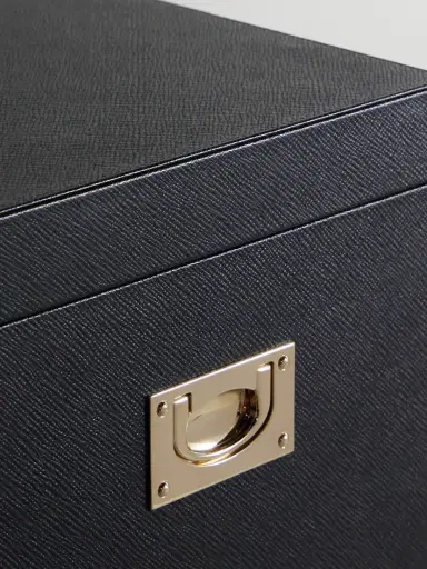 Smythson Deluxe Panama Textured-leather Jewelry Box | Thumbnail 3