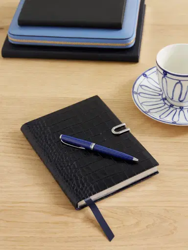 Smythson Mara Croc-effect Leather Notebook | Thumbnail 2 Smythson Mara Croc-effect Leather Notebook | Thumbnail 2
