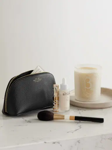 Smythson Panama Textured-leather Cosmetics Case | Thumbnail 2 Smythson Panama Textured-leather Cosmetics Case | Thumbnail 2