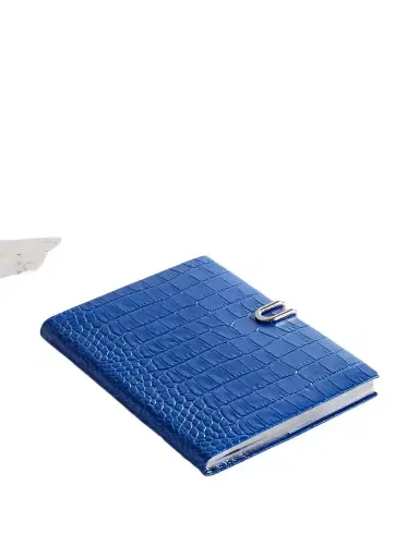 Smythson Mara Panama Croc-effect Leather Diary | Thumbnail 1