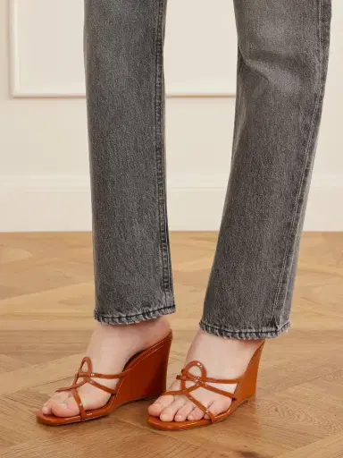 Maryam Nassir Zadeh 70 Opera Leather Wedge Sandals | Thumbnail 2 Maryam Nassir Zadeh 70 Opera Leather Wedge Sandals | Thumbnail 2