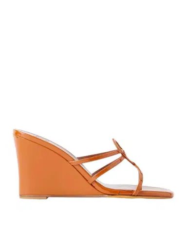 Maryam Nassir Zadeh 70 Opera Leather Wedge Sandals | Thumbnail 1 Maryam Nassir Zadeh 70 Opera Leather Wedge Sandals | Thumbnail 1