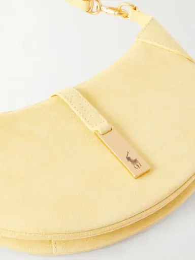 Polo Ralph Lauren Polo Id Mini Suede Shoulder Bag | Thumbnail 5 Polo Ralph Lauren Polo Id Mini Suede Shoulder Bag | Thumbnail 5