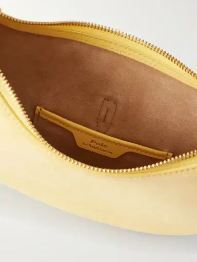 Polo Ralph Lauren Polo Id Mini Suede Shoulder Bag | Thumbnail 6 Polo Ralph Lauren Polo Id Mini Suede Shoulder Bag | Thumbnail 6