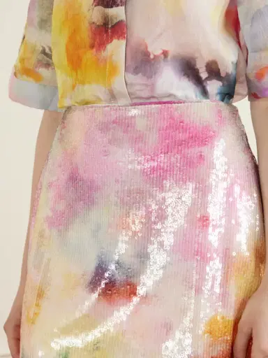 Aje Sybilla Sequined Mini Skirt | Thumbnail 4