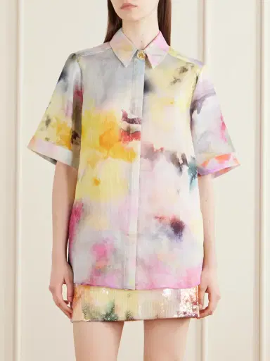 Aje Adina Printed Lyocell-blend Shirt | Thumbnail 3 Aje Adina Printed Lyocell-blend Shirt | Thumbnail 3
