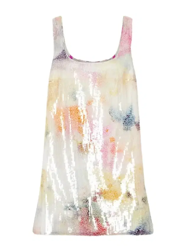 Aje Dahlia Floral-print Sequined Mesh Mini Dress