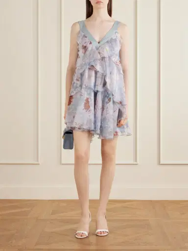 Aje Athena Floral-print Organza Mini Dress | Thumbnail 2 Aje Athena Floral-print Organza Mini Dress | Thumbnail 2