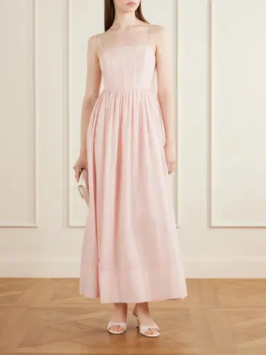 Aje Rosie Silk And Cotton-blend Maxi Dress | Thumbnail 2 Aje Rosie Silk And Cotton-blend Maxi Dress | Thumbnail 2