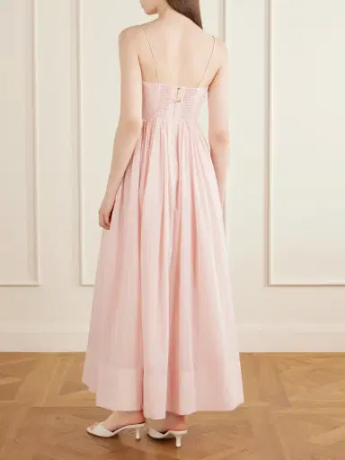 Aje Rosie Silk And Cotton-blend Maxi Dress | Thumbnail 3 Aje Rosie Silk And Cotton-blend Maxi Dress | Thumbnail 3