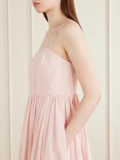 Aje Rosie Silk And Cotton-blend Maxi Dress | Thumbnail 4 Aje Rosie Silk And Cotton-blend Maxi Dress | Thumbnail 4