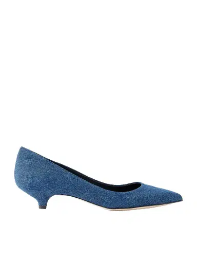 Jamie Haller The Kitty Denim Pumps | Thumbnail 1 Jamie Haller The Kitty Denim Pumps | Thumbnail 1