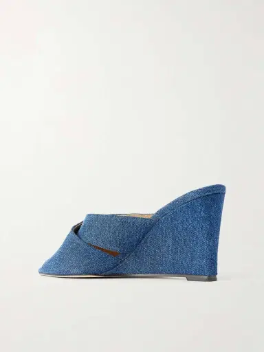 Jamie Haller The Rose Denim Sandals | Thumbnail 3
