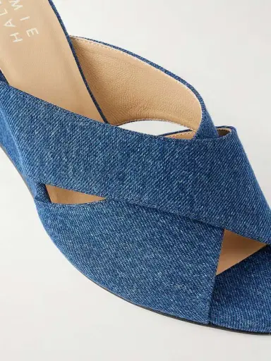 Jamie Haller The Rose Denim Sandals | Thumbnail 5