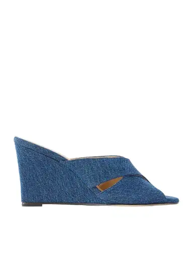 Jamie Haller The Rose Denim Sandals | Thumbnail 1