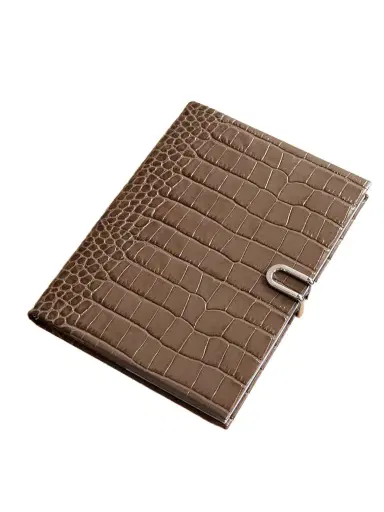 Smythson Panama Mara Croc-effect Leather Diary | Thumbnail 1