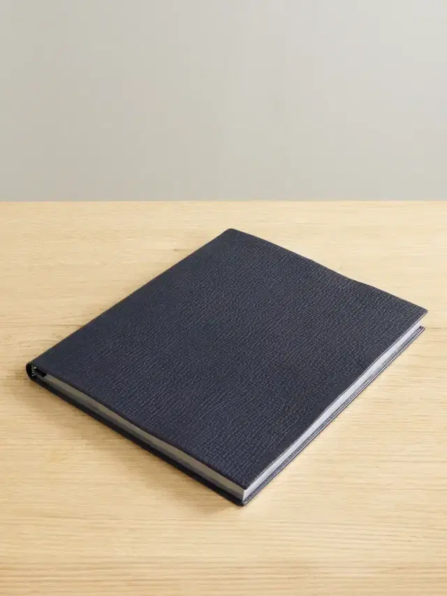 Smythson Portobello Ludlow Textured-leather Notebook