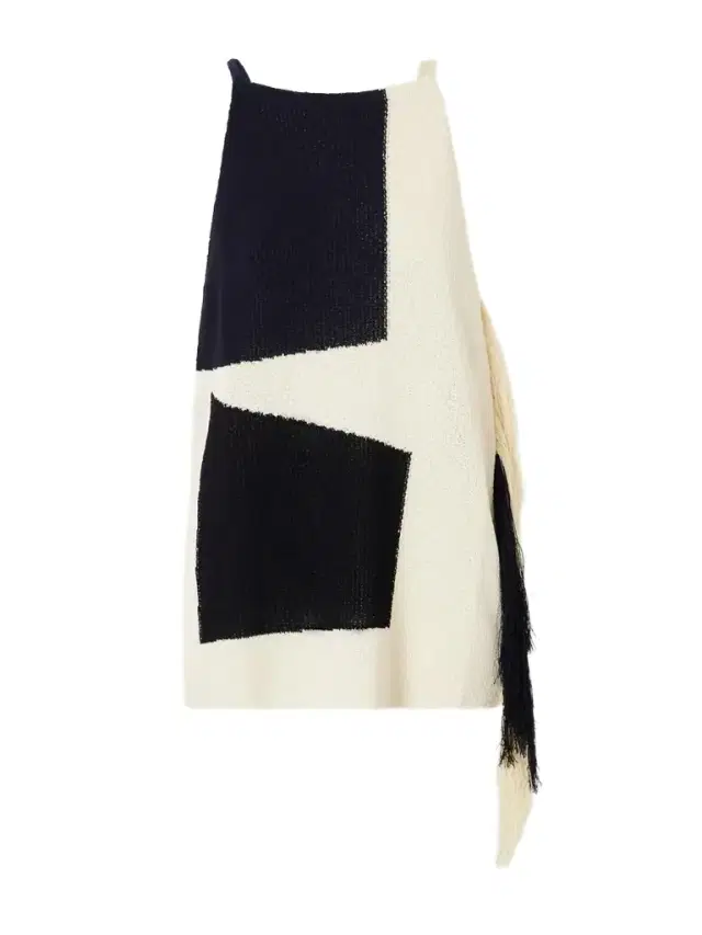 Proenza Schouler Saskia Fringed Intarsia-knit Blouse