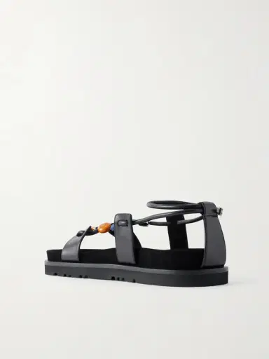 Loewe + Paula's Ibiza Pebble Beads Fussbett Suede Sandals | Thumbnail 3