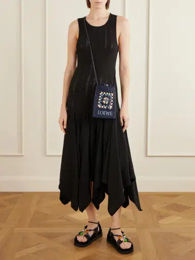 Loewe + Paula's Ibiza Pebble Beads Fussbett Suede Sandals | Thumbnail 4