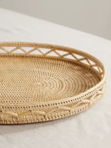 Cabana Sabbia Medium Rattan Tray | Thumbnail 3