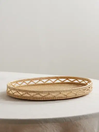 Cabana Sabbia Medium Rattan Tray | Thumbnail 1