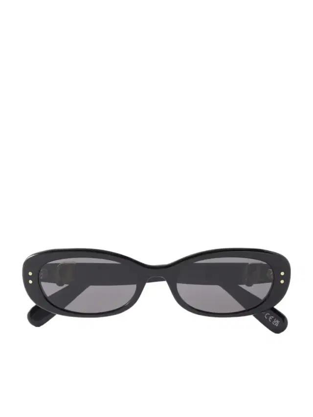 DIOR Eyewear Dior Oblique B1i Oval Acetate Sunglasses