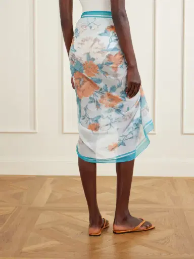 Erdem Floral-print Cotton-voile Pareo | Thumbnail 4 Erdem Floral-print Cotton-voile Pareo | Thumbnail 4