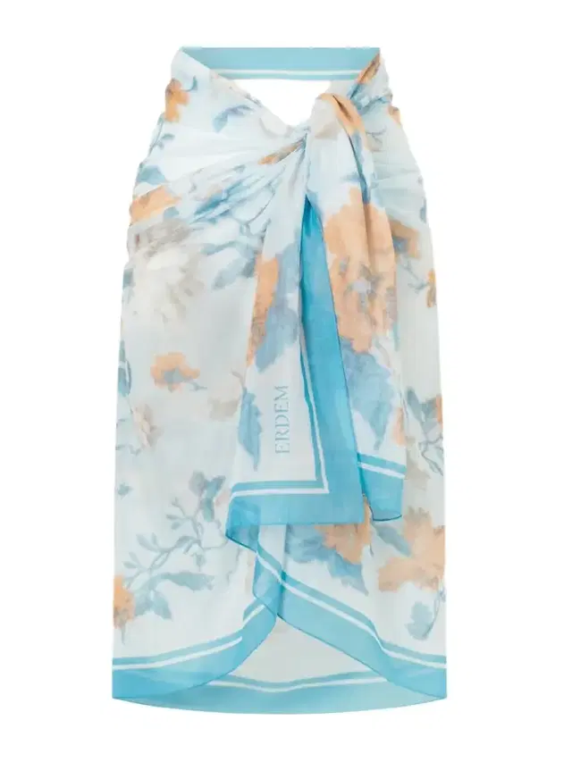 Erdem Floral-print Cotton-voile Pareo