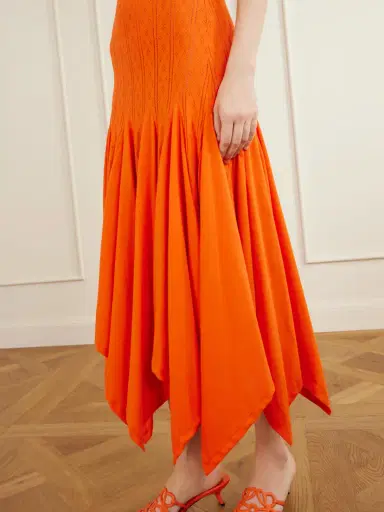 Loewe + Paula's Ibiza Pointelle-knit Cotton-jersey Midi Dress | Thumbnail 5