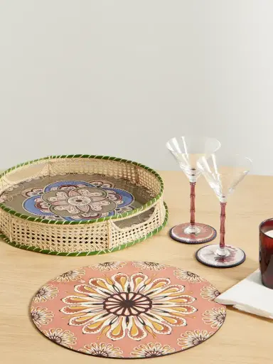 La DoubleJ Raffia Tray | Thumbnail 2