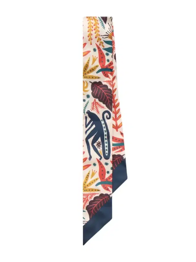Etro Paisleyna Printed Silk Scarf