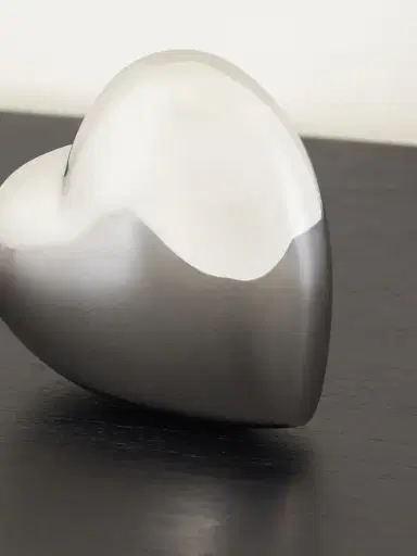 Fourth Street Heart Silver-tone Paperweight | Thumbnail 3 Fourth Street Heart Silver-tone Paperweight | Thumbnail 3