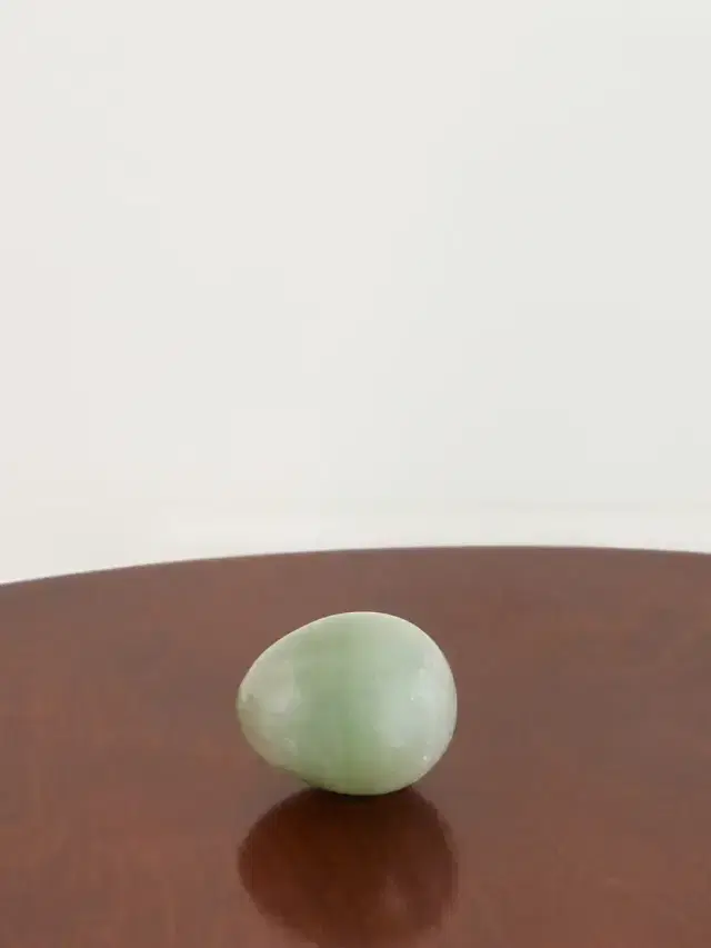 Fourth Street Egg Aventurine Paperweight