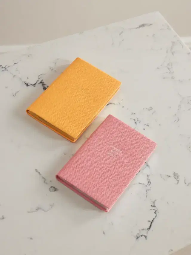 Smythson Set Of Two Textured-leather Notebooks