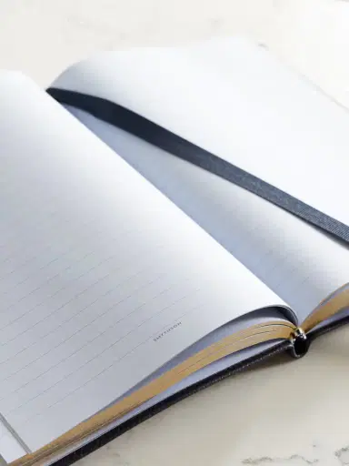 Smythson Stars Soho Panama Debossed Metallic Textured-leather Notebook | Thumbnail 3 Smythson Stars Soho Panama Debossed Metallic Textured-leather Notebook | Thumbnail 3