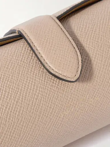 Smythson Panama Textured-leather Watch And Jewelry Roll | Thumbnail 3