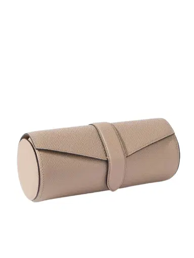 Smythson Panama Textured-leather Watch And Jewelry Roll | Thumbnail 1