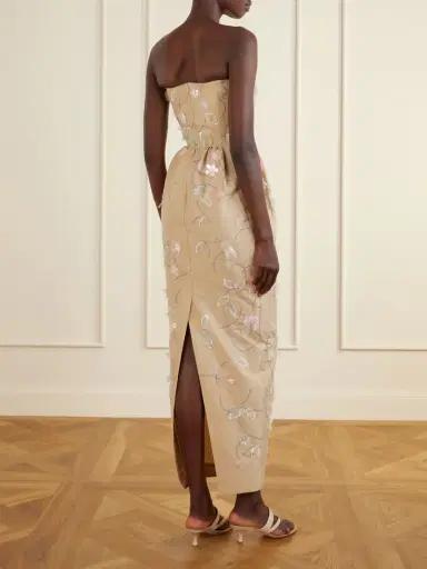 BERNADETTE Lena Embellished Taffeta Gown | Thumbnail 3 BERNADETTE Lena Embellished Taffeta Gown | Thumbnail 3