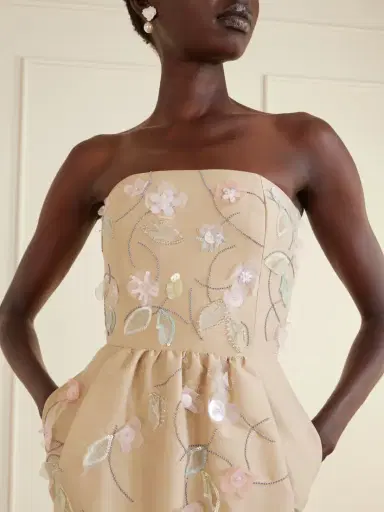 BERNADETTE Lena Embellished Taffeta Gown | Thumbnail 4 BERNADETTE Lena Embellished Taffeta Gown | Thumbnail 4