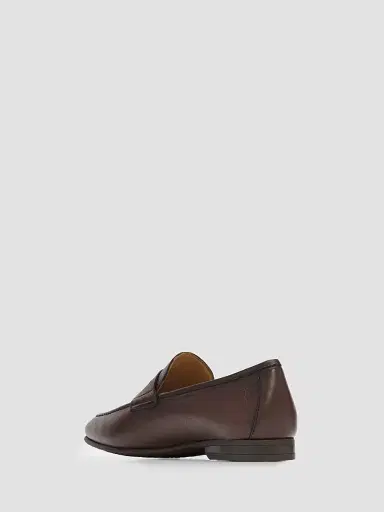 To Boot New York Men's Merritt Leather Penny Loafers - Dark Brown - Size 12 | Thumbnail 2 To Boot New York Men's Merritt Leather Penny Loafers - Dark Brown - Size 12 | Thumbnail 2