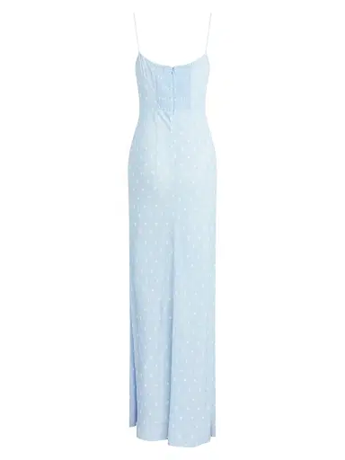 Favorite Daughter Women's The One That Got Away Polka Dot Maxi Dress - Sky Blue Dot - Size 14 | Thumbnail 2