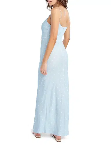 Favorite Daughter Women's The One That Got Away Polka Dot Maxi Dress - Sky Blue Dot - Size 14 | Thumbnail 5