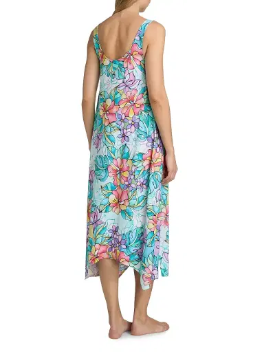 Johnny Was Women's Floral Cotton-Blend Midi-Dress - Roie | Thumbnail 4