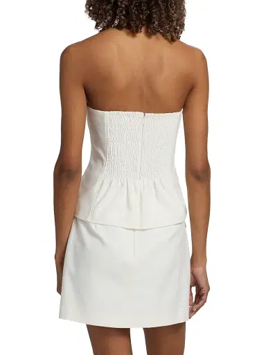Ramy Brook Women's Eva Strapless Top - Ivory - Size Large | Thumbnail 5
