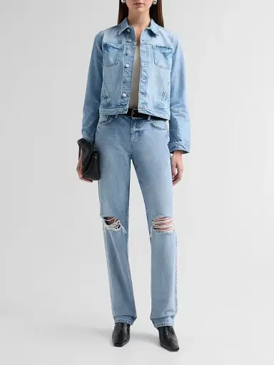L'Agence Women's Ashby Slouch Straight-Leg Jeans - Fontana Destruct | Thumbnail 2 L'Agence Women's Ashby Slouch Straight-Leg Jeans - Fontana Destruct | Thumbnail 2