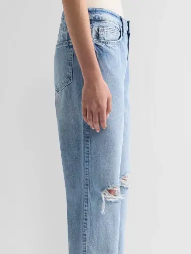 L'Agence Women's Ashby Slouch Straight-Leg Jeans - Fontana Destruct | Thumbnail 5 L'Agence Women's Ashby Slouch Straight-Leg Jeans - Fontana Destruct | Thumbnail 5