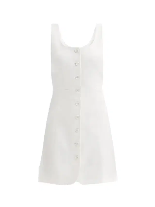 Theory Women's Linen-Blend Sculpted Button-Front Minidress -